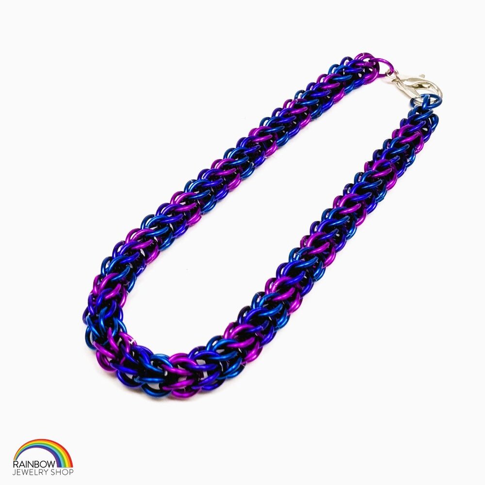 Handmade Chainmaille Aluminum Bracelet